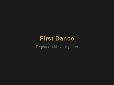 First dance string lights